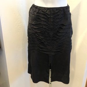 GUCCI Silk Skirt Black